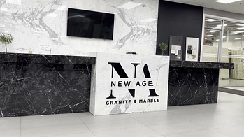 New Age Granite and Marble Reception Desk