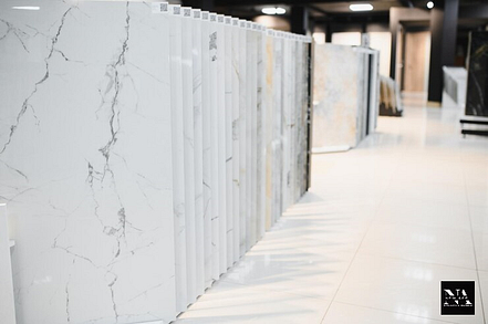 Showroom of Marble Slab Store View in Vaughan