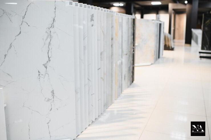 Showroom of Marble Slab Store View in Vaughan