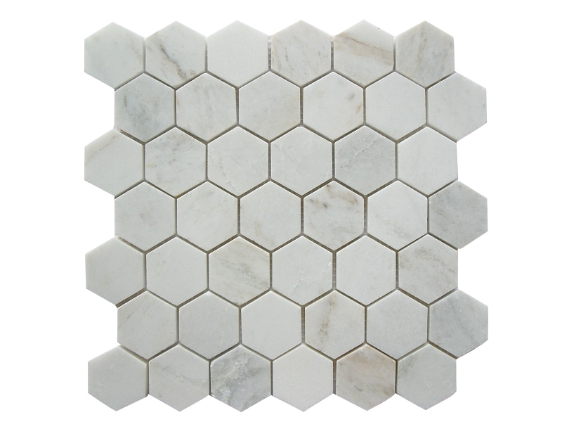 Luxurious Look with Naturo Amber Polished Hexagon Tile